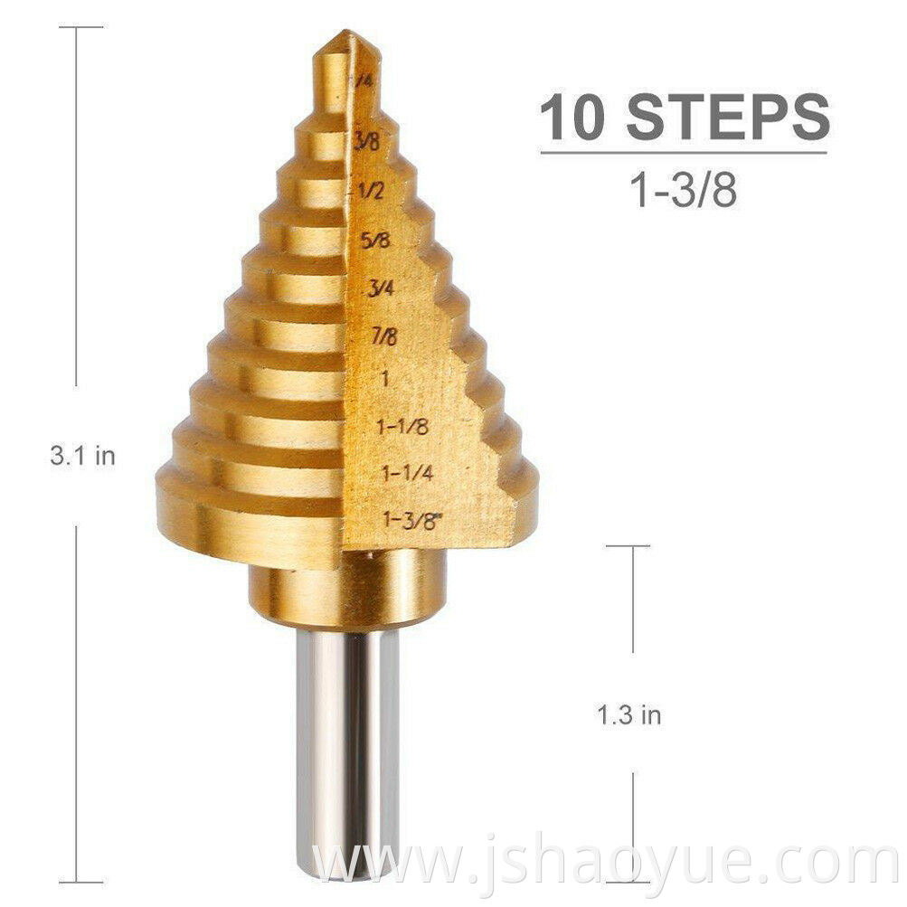 draper step drill bit